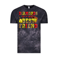 Cloud Black diamonds are a girl's best friend softball Vintage Tee - Zillion Design Studio