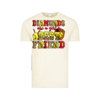 Vintage Arctic diamonds are a girl's best friend softball Vintage Tee - Zillion Design Studio