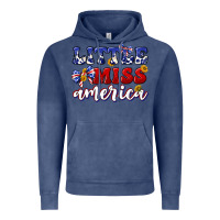 Vintage Denim little miss america Vintage Hoodie - texasbilliewilder
