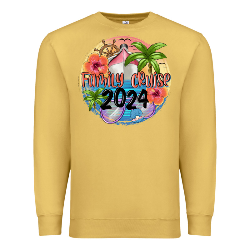 Family Cruise 2024 Premium Sweatshirt by MaliasSmallBusiness | Teevron