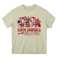 Mossy farm animals is my valentine Heavy Core Tee - RacoonDesign