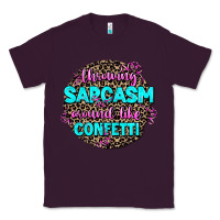 Plum throwing sarcasm around like confetti Classic Tee - AdoDesignShop