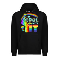 Black Lgbtq İ'm Cool With İt Premium Hoodie - BundleAndBundleShop