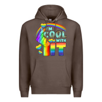 Coffee Lgbtq İ'm Cool With İt Premium Hoodie - BundleAndBundleShop