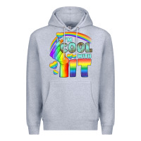 Heather Grey Lgbtq İ'm Cool With İt Premium Hoodie - BundleAndBundleShop