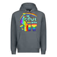 Rock Lgbtq İ'm Cool With İt Premium Hoodie - BundleAndBundleShop