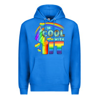 True Royal Lgbtq İ'm Cool With İt Premium Hoodie - BundleAndBundleShop