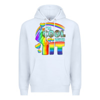 White Lgbtq İ'm Cool With İt Premium Hoodie - BundleAndBundleShop