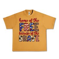 Peanut Butter Home of the free because of the brave Urban Heavy Tee - Neo Western