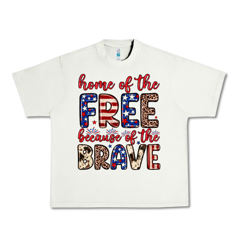 Home Of The Free Because Of The Brave Urban Heavy Tee by Neo Western | Teevron