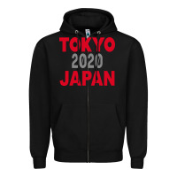 Black Tokyo 2020 Japan Zipper Hoodie - Bettercallsaul