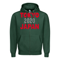 Tokyo 2020 Japan Zipper Hoodie | Teevron