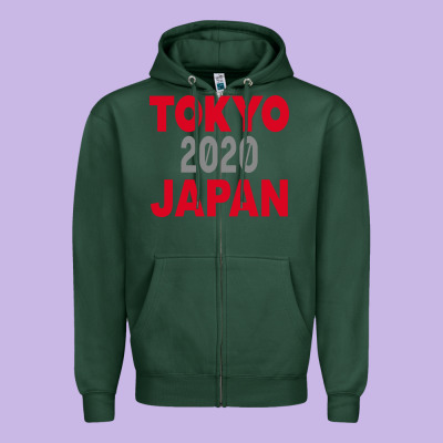 Tokyo 2020 Japan Zipper Hoodie Designed By Bettercallsaul