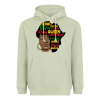Matcha black woman africa silhouette Heavyweight Hoodie - MaliasSmallBusiness