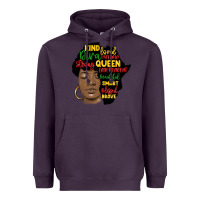 Plum black woman africa silhouette Heavyweight Hoodie - MaliasSmallBusiness