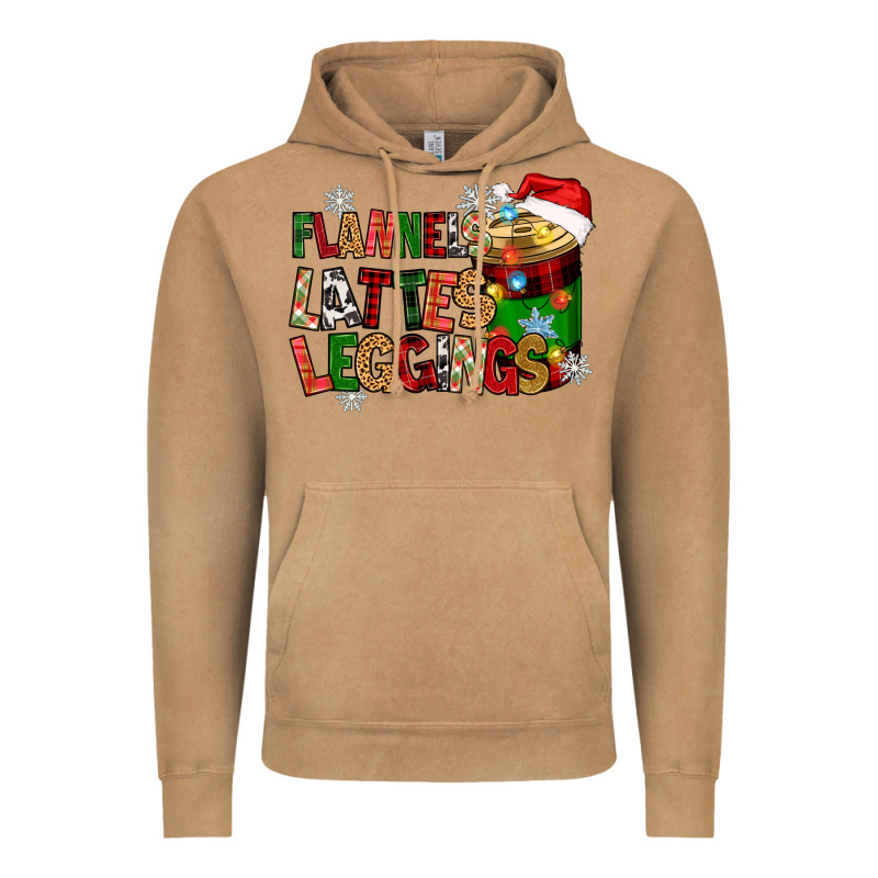 Flannels Lattes Vintage Hoodie by Zillion Design Studio | Teevron