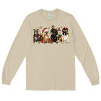 Mushroom christmas chihuahua pitbull pug dachshund Long Sleeve Tee - JahusDesignShop