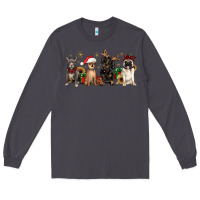 Smoke christmas chihuahua pitbull pug dachshund Long Sleeve Tee - JahusDesignShop