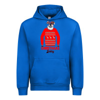 Cobalt Christmas Buldog Urban Hoodie - Bettercallsaul