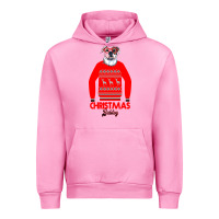 Fuchsia Pink Christmas Buldog Urban Hoodie - Bettercallsaul