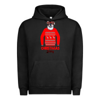 Pigment Black Christmas Buldog Urban Hoodie - Bettercallsaul