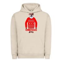 Pigment French Oak Christmas Buldog Urban Hoodie - Bettercallsaul