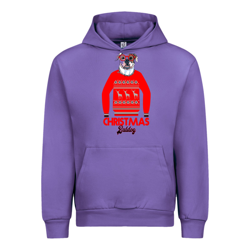 Christmas Buldog Urban Hoodie by Bettercallsaul | Teevron
