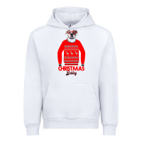 White Christmas Buldog Urban Hoodie - Bettercallsaul