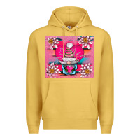 Antique Gold v.d gnome and lotus tumbler Premium Hoodie - AdoDesignShop