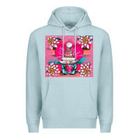 Blue Mist v.d gnome and lotus tumbler Premium Hoodie - AdoDesignShop