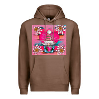 Chestnut v.d gnome and lotus tumbler Premium Hoodie - AdoDesignShop