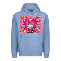 Colony Blue v.d gnome and lotus tumbler Premium Hoodie - AdoDesignShop