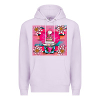 Lilac v.d gnome and lotus tumbler Premium Hoodie - AdoDesignShop