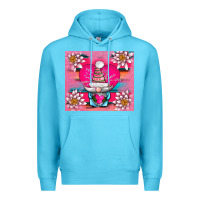 Ocean Blue v.d gnome and lotus tumbler Premium Hoodie - AdoDesignShop