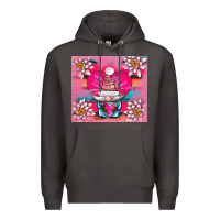 Smoke v.d gnome and lotus tumbler Premium Hoodie - AdoDesignShop