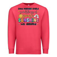 Cardinal good morning world your little ray of sarcastic Premium Sweatshirt - MaliasSmallBusiness