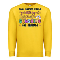 Lemon good morning world your little ray of sarcastic Premium Sweatshirt - MaliasSmallBusiness