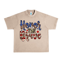 French Oak Honor the brave Urban Heavy Tee - Neo Western