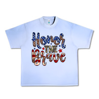 Grape Ice Honor the brave Urban Heavy Tee - Neo Western
