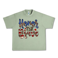 Oil Green Honor the brave Urban Heavy Tee - Neo Western