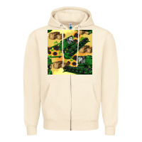 Sandshell harvester seamless pattern Zipper Hoodie - BundleAndBundleShop