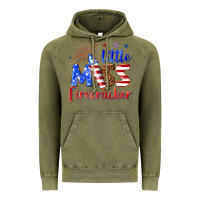 Vintage Olive little miss firecracker billie wilder Vintage Hoodie - texasbilliewilder