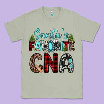Santas Favorite Cna Classic Tee Designed By Jahusdesignshop