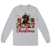 Moon Dust merry christmas dachshund Long Sleeve Tee - JahusDesignShop