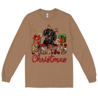 Merry Christmas Dachshund Long Sleeve Tee | Teevron