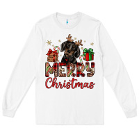White merry christmas dachshund Long Sleeve Tee - JahusDesignShop