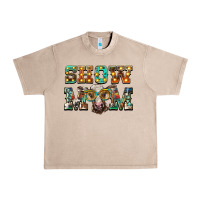 French Oak show mom brown calf eye glasses Urban Heavy Tee - BarkalooDesign