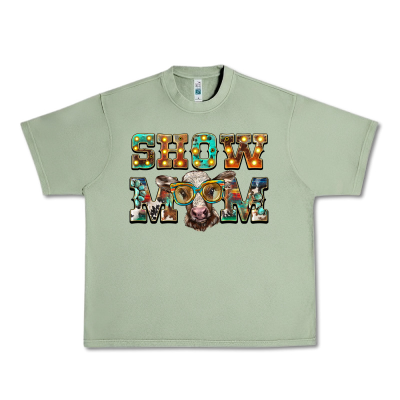 Show Mom Brown Calf Eye Glasses Urban Heavy Tee by BarkalooDesign | Teevron