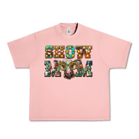 Salmon show mom brown calf eye glasses Urban Heavy Tee - BarkalooDesign