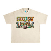 Sandshell show mom brown calf eye glasses Urban Heavy Tee - BarkalooDesign
